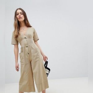 ASOS Petite Open Back Jumpsuit